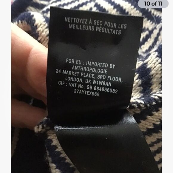 Moth cable knit cape - Picture 3 of 7